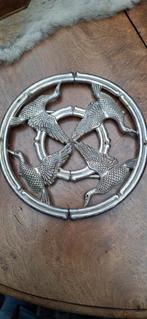 Art deco onder zetter met kraanvogels, Ophalen of Verzenden