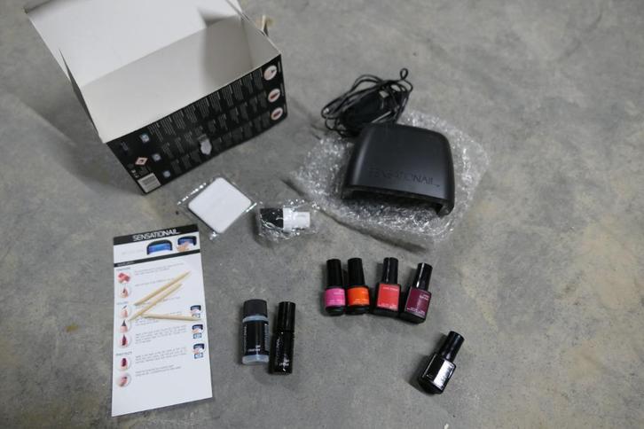 Gellak nagellak set, Handtassen en Accessoires, Uiterlijk | Cosmetica en Make-up, Zo goed als nieuw, Make-up, Handen en Nagels