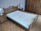 Bed 140x200, Ophalen, Bruin, Klassiek, Tweepersoons
