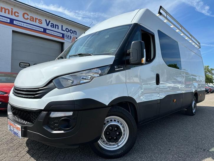Daily 35S16 Hi-Matic L4H2 DubbelCabine Sleep3.5Ton Carplay, Auto's, Bestelwagens en Lichte vracht, Bedrijf, Te koop, ABS, Achteruitrijcamera