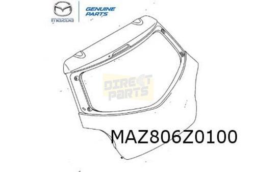 Mazda 2 achterklep (Typer DE) (10/07-4/15) Origineel! D6Y162, Auto-onderdelen, Carrosserie, Achterklep, Mazda, Achter, Nieuw, Ophalen of Verzenden