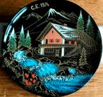 NIEUWE LONGWY EMAILLE PLAAT FIJN MET DE HAND BESCHILDERD, Ophalen of Verzenden