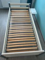 Massief grenen eenpersoonsbedframe, Huis en Inrichting, Slaapkamer | Bedden, Ophalen, Gebruikt, 90 cm, Eenpersoons