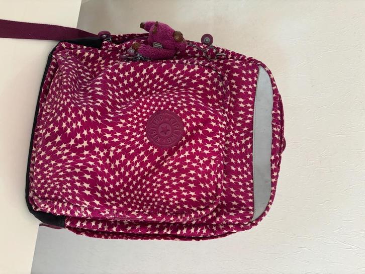 Kipling boekentas, Handtassen en Accessoires, Tassen | Schooltassen, Nieuw, Aktetas of Boekentas, 30 tot 40 cm, 30 tot 40 cm, Paars