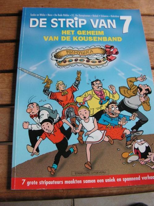 Strip De Strip van 7 “Het Geheim van de Kousenband”, Boeken, Stripverhalen, Zo goed als nieuw, Eén stripboek, Ophalen of Verzenden