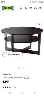 Table de salon, Maison & Meubles, Tables | Tables de salon, Comme neuf, 50 à 100 cm, Rond, Teck
