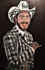 Peinture portrait de Post Malone, par joky kamo, Antiquités & Art, Enlèvement