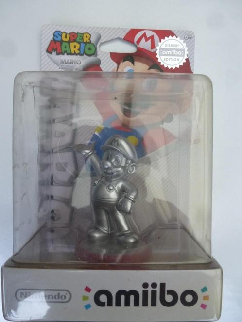 Nintendo amiibo Super Mario Argent - Édition limitée, Consoles de jeu & Jeux vidéo, Jeux | Nintendo Switch, Comme neuf, Enlèvement ou Envoi