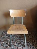 vintage schoolstoel kind, Huis en Inrichting, Stoelen, Ophalen, Gebruikt, Eén, Metaal