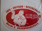 F: sticker café Mignon Geraardsbergen, Ophalen of Verzenden, Zo goed als nieuw, Bedrijf of Vereniging