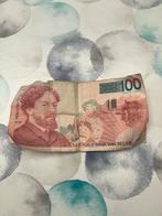 100 frank, Postzegels en Munten, Ophalen
