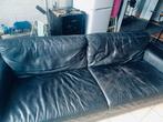 Lederen zetel, Huis en Inrichting, Ophalen, 250 tot 300 cm, Gebruikt, 100 tot 125 cm
