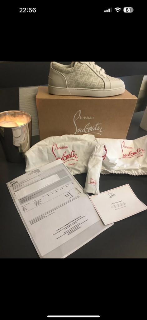 Baskets Christian Louboutin / pointure 42, Kleding | Heren, Schoenen, Zo goed als nieuw, Sneakers, Ophalen