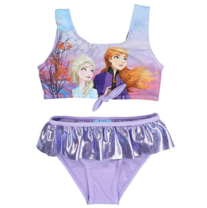 Disney Frozen Bikini Lila - Maat 98/104, Enfants & Bébés, Maillots de bain pour enfants, Neuf, Ensemble de bikini, Taille 98, Fille
