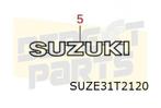 Suzuki Across (9/20-) (A5Z) embleem tekst "Suzuki" op achter, -, Verzenden, -, Nieuw