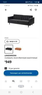 Lederen 3-zitsbank, Ophalen