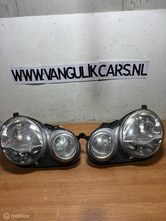 Koplamp origineel set Volkswagen Polo 9N ('01-'05, Auto-onderdelen, Verlichting, Volkswagen, Gebruikt, Ophalen of Verzenden