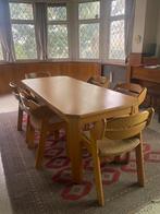Tafel en 6 stoelen, Ophalen, Zo goed als nieuw
