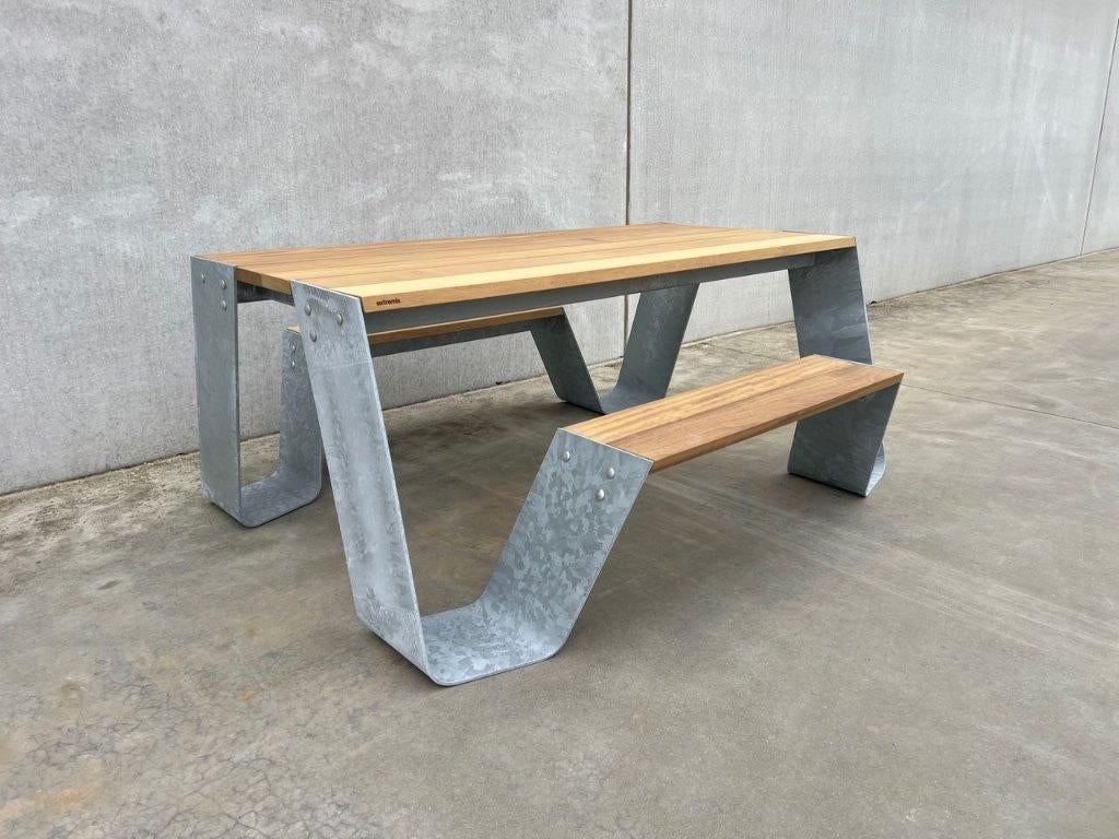 Extremis hopper, 180 cm, showroommodellen, Tuin en Terras, Picknicktafels, Nieuw, Rechthoekig, Hout, Verzenden