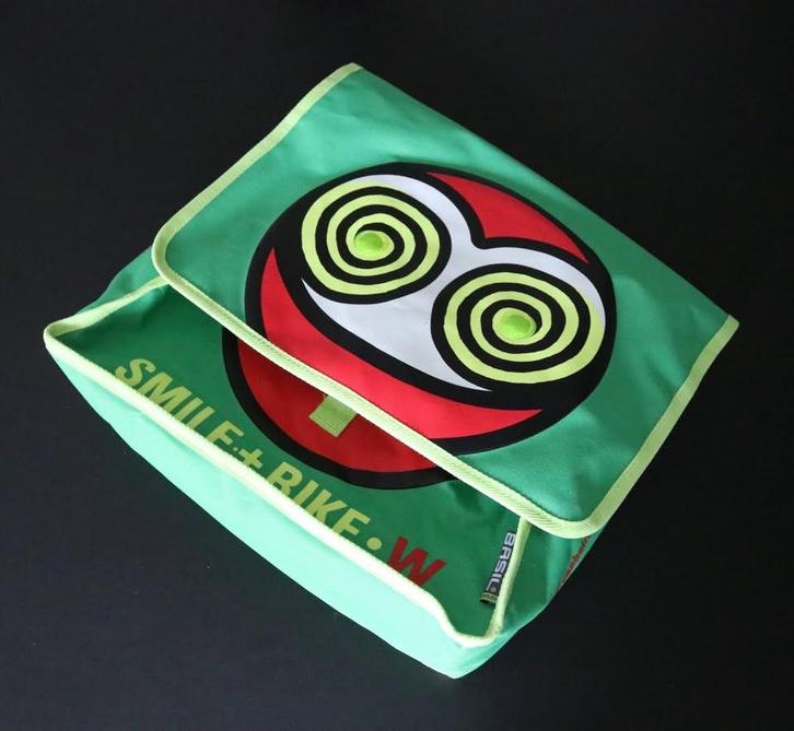 Walter Van Beirendonck W&L Smile / Bike fietstas schoudertas, Vélos & Vélomoteurs, Accessoires vélo | Sacoches, Comme neuf, Enlèvement ou Envoi