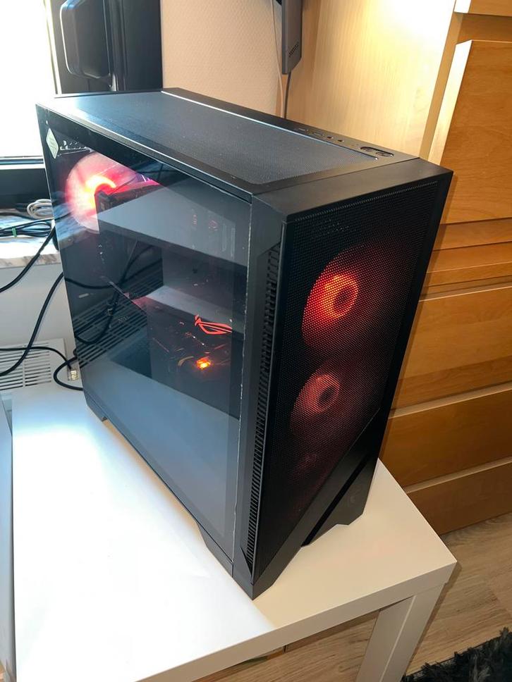 gaming pc i5-9600kf - 16gb - asus strix 1080, Computers en Software, Desktop Pc's, Zo goed als nieuw, 4 Ghz of meer, SSD, 16 GB