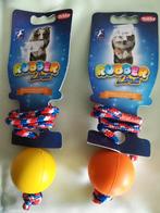 Nieuw Nobby hondenspeelgoed volle harde bal met koord, Animaux & Accessoires, Jouets pour chiens, Enlèvement ou Envoi, Neuf, Balles pour chien