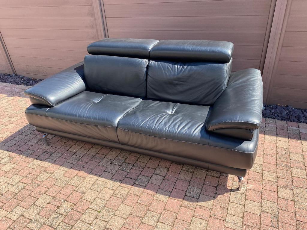 Zeer mooi lederen salon voor snelle beslissers, Maison & Meubles, Enlèvement, Comme neuf