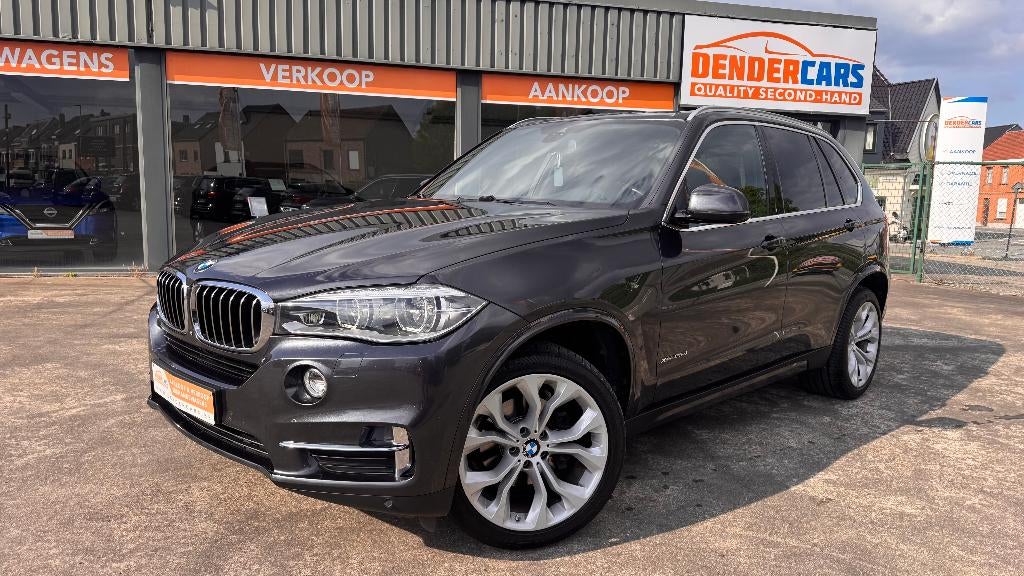 Bmw X5 X-Drive25d, 153.938 km, Automaat, 2014, Euro6+Keuring, Autos, BMW, Cuir, Argent ou Gris, Achat, Entreprise
