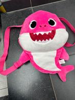 als nieuw rugzakje knuffel baby Shark- roze- 35 cm, Ophalen of Verzenden, Zo goed als nieuw, Overige typen