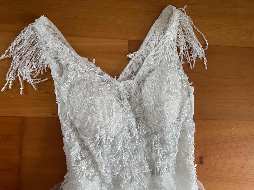 Trouwkleed (NIEUW 175€), Vêtements | Femmes, Vêtements de mariage & Accessoires de mariage, Enlèvement ou Envoi, Comme neuf, Blanc