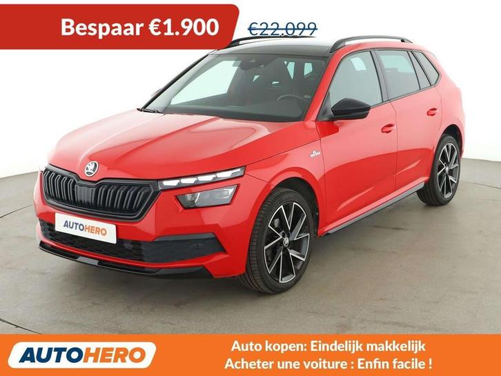 Skoda Kamiq 1.5 TSI ACT Monte Carlo (bj 2020, automaat), Auto's, Skoda, Te koop, Kamiq, ABS, Achteruitrijcamera, Airbags, Airconditioning