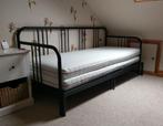 Fyresdal Ikea metalen zwarte slaapbank, Huis en Inrichting, Ophalen