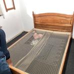 Chambre a coucher complete (matelas 140 cm), Maison & Meubles, Enlèvement, Comme neuf, Bois, 140 cm