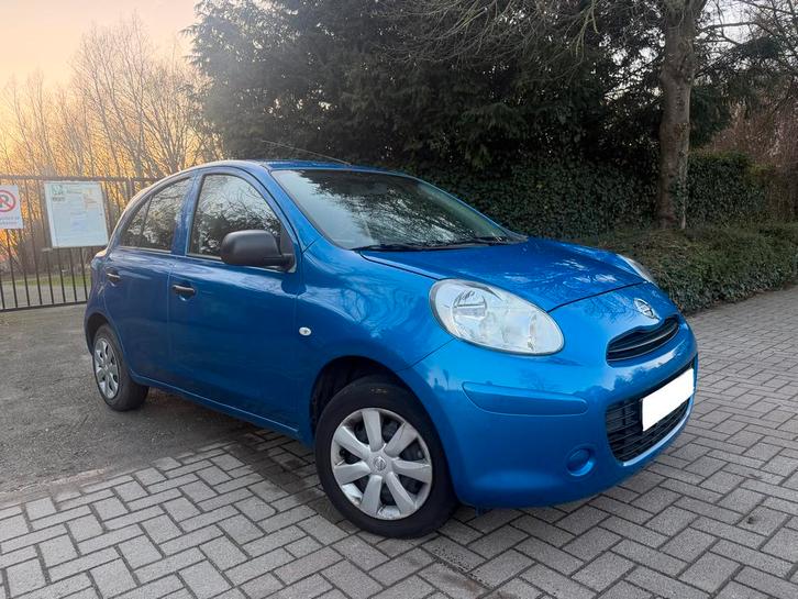Nissan Micra 1.2 Benzine – 2011 – Slechts 14.000 km – Airco, Auto's, Nissan, Bedrijf, Te koop, Micra, Centrale vergrendeling, Benzine