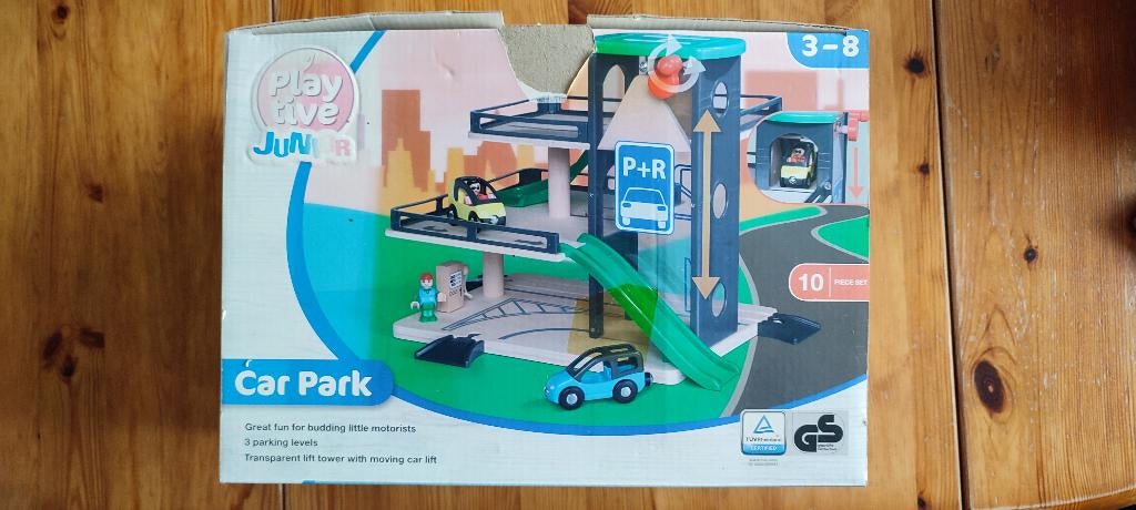 Jouet garage en bois Playtive Junior avec kits d'extension, Ophalen, Gebruikt, Overige typen