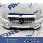 W205 C43 AMG VOORBUMPER C KLASSE BUMPER + PANAMERICANA GRIL, Gebruikt, -, Voor, Ophalen of Verzenden
