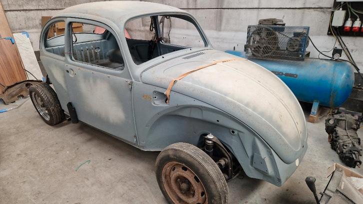 VW kever oldtimer 1300 1971 project (chassis nieuw), Auto's, Oldtimers, Particulier, Volkswagen, Benzine