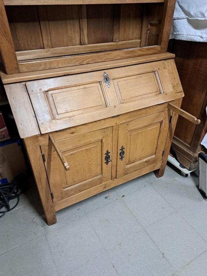 buffet - deux corps, Maison & Meubles, Armoires | Dressoirs, Utilisé, 100 à 150 cm, 25 à 50 cm, Avec porte(s), Avec abattant(s)