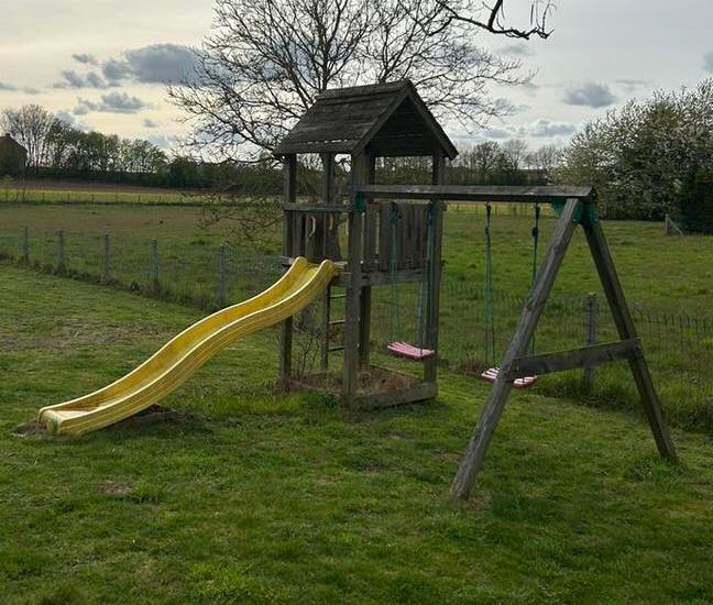 Module tobogant et balancoire, Enlèvement, Comme neuf, Balançoire