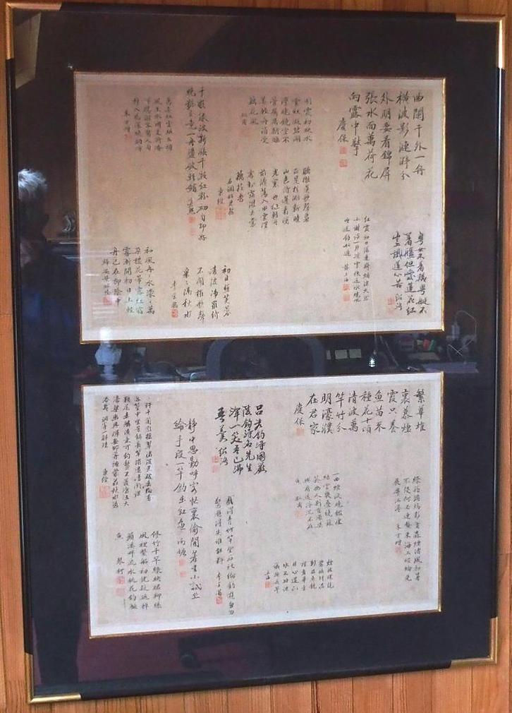 Sinogrammen, Chinese geschriften, Antiek en Kunst, Kunst | Niet-Westerse kunst, Ophalen of Verzenden