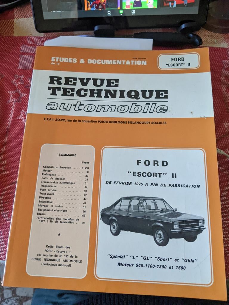 REVUE TECHNIQUE AUTOMOBILE