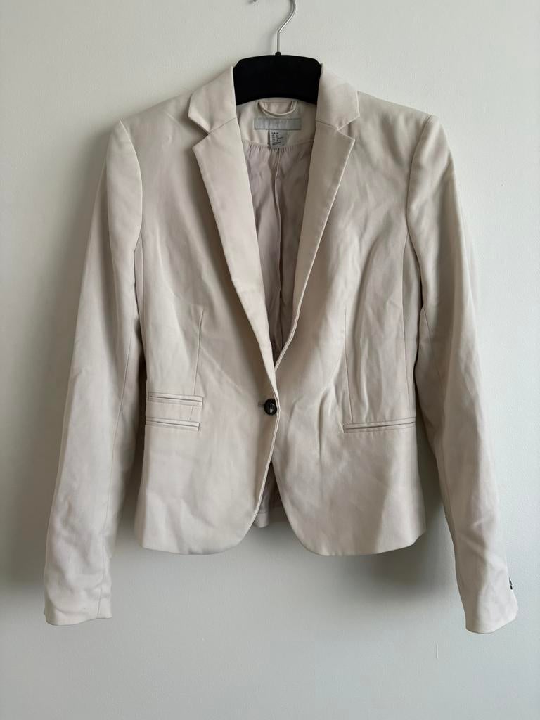 Blazer vrouwen h&m 36, Kleding | Dames, Jasjes, Kostuums en Pakken, Ophalen of Verzenden, Zo goed als nieuw