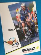 wielerkaart roubaix team mapei johan museeuw signe, Envoi, Comme neuf