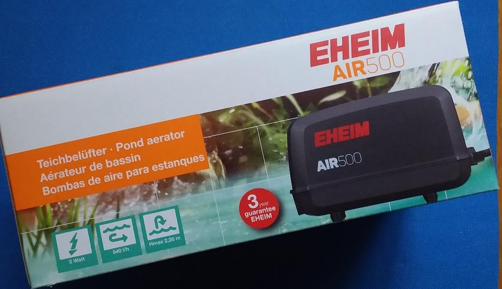 Vijverbeluchter, nieuw, merk” EHEIM AIR 500”, Tuin en Terras, Vijver-toebehoren, Nieuw, Vijverpomp, Ophalen of Verzenden