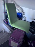 Stoelen & glazen tafel 1,2m, Maison & Meubles, Chaises, Autres couleurs, Métal, Enlèvement, Utilisé