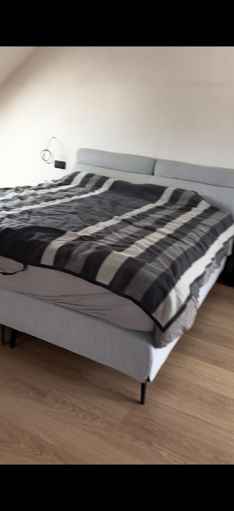 Boxspring, Huis en Inrichting, Slaapkamer | Boxsprings, Ophalen, Tweepersoons, Zo goed als nieuw, 180 cm