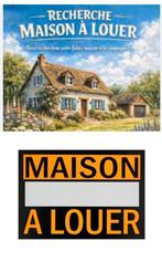 Je cherche une maison minimum 3 chambres a louer, Immo