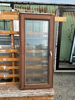 Raam dubbel glas draai/kip hout 1640x750, Doe-het-zelf en Bouw, Ophalen, Gebruikt, Minder dan 75 cm, Raamkozijn