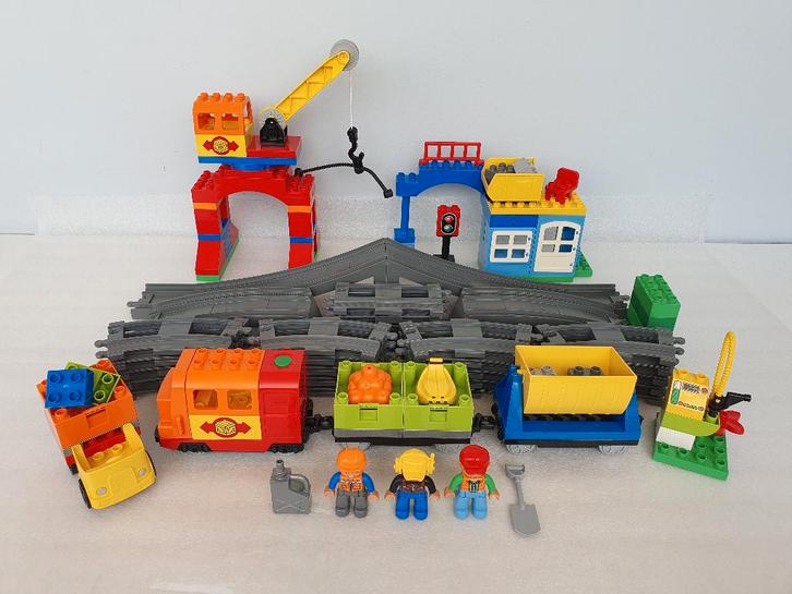Lego Duplo 10508: Luxe Treinset, Kinderen en Baby's, Speelgoed | Duplo en Lego, Gebruikt, Duplo, Complete set, Compleet, Ophalen of Verzenden