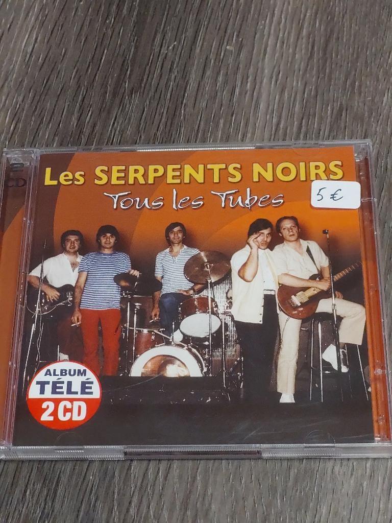 LES SERPENTS NOIRS tous les tubes 2xCD, CD & DVD, Enlèvement ou Envoi, Comme neuf
